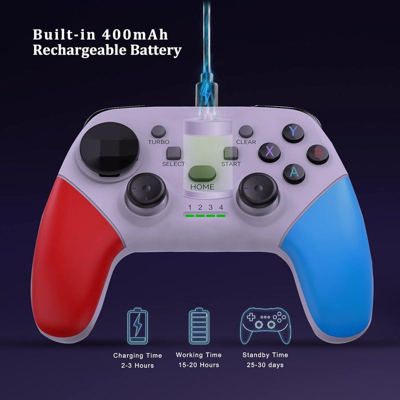 arVin Game Controller for iPhone/iOS/Android/PC/Steam Deck with Phone Holder, Turbo, Wireless Gamepad Joystick for iPhone 15/14/13/iPad/MacBook/Samsung Galaxy/Tablet, Call of Duty, Apex -Direct Play - Image 5